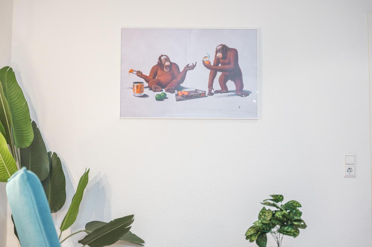 Ferienwohnung Das Crazy Monkey Loft Mit 100Qm & Summerlounge Stuttgart Exterior foto